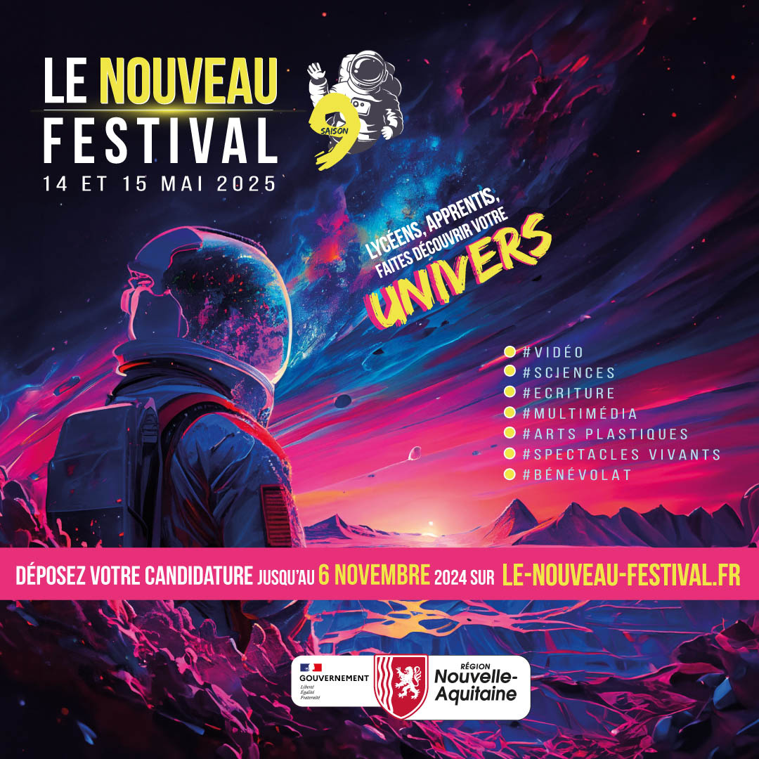 Nouveau festival 2025 : ouverture des inscriptions | Jeunes en Nouvelle
